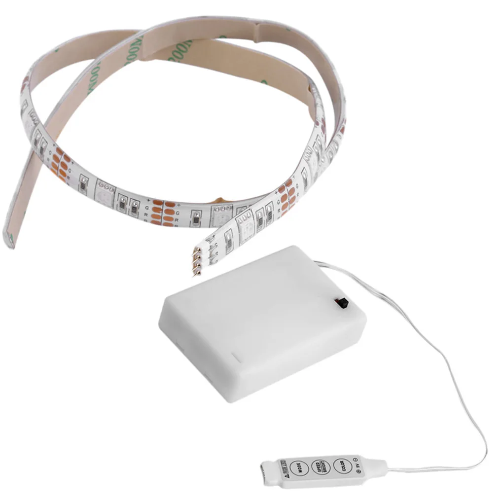 

2018 New 4.5V Battery Operated 50CM RGB LED Strip Light Waterproof Craft Hobby Light