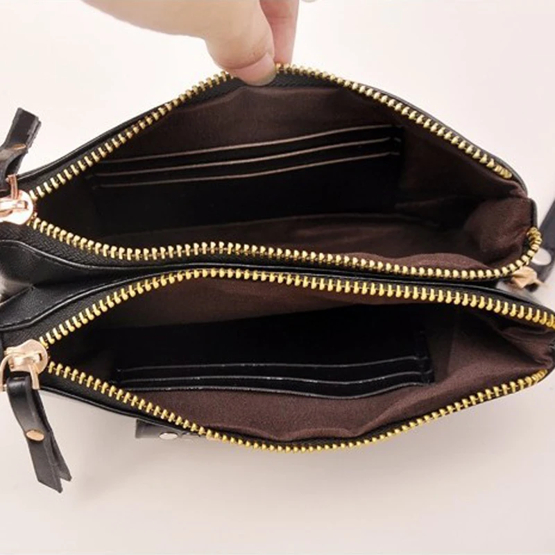 Женский кошелек Ellacey Длинный из искусственной кожи с заклепками мини Сумочка