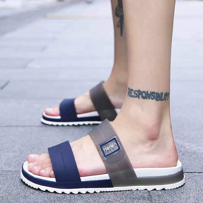 Neue Mode Männer Sommer Hausschuhe Strand Sandalen Männer Sommer Schuhe Im Freien Casual Hausschuhe Schuhe Hohl Männlichen Wohnungen