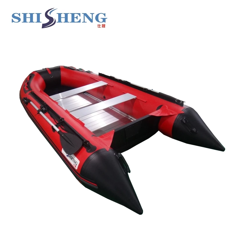 Дизайн Высокое качество Прочный алюминиевый пол и военные надувные лодки