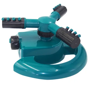 

Garden Sprinklers Automatic Watering Grass Lawn 360 Degree Fully 3 Nozzle Circle Rotating Irrigation System Garden Sprinklers