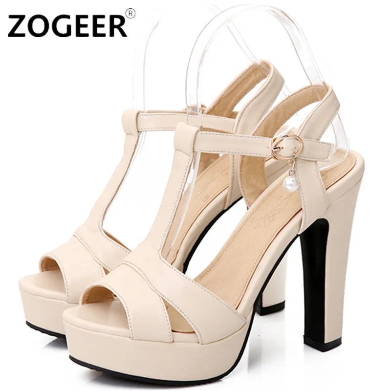 Plus Size 34 43 Hot 2017 Summer Women Sandals Fashion High Heels Sandal Sexy Gladiator T strap 