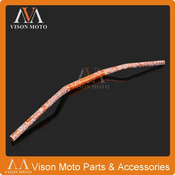 1 1/8" FAT BARS Orange Handlebars Handle bar For KTM EXC EXCF XC XCF XCW XCFW MX EGS SX SXF SXS SMR 125 250 300 350 450 525 530