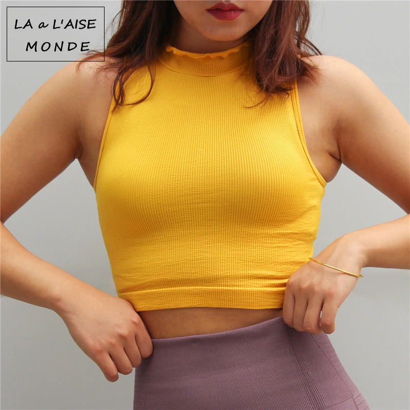 

Summer New Quick-Drying Vest Female Casual Running Sleeveless T-Shirt Fitness Vest Yoga Shirt Sports Shirt Ladies Sportswear