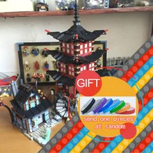 New bricks 06022 Temple of Airjitzu 737 pcs Set Compatible with for Kids Building MINI Version