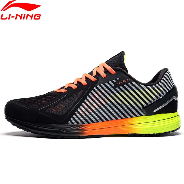 US $76.05 Li-Ning Men MID RACING SHOES Professional Running Shoes Marathon Light LN CLOUD LiNing Sport Shoes 