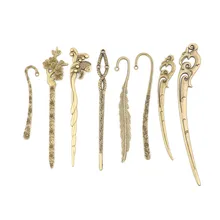 Бронзовые Винтажные заколки для волос, ободки для женщин, элегантные женские шпильки для волос, модные заколки для волос из сплава, аксессуары для волос