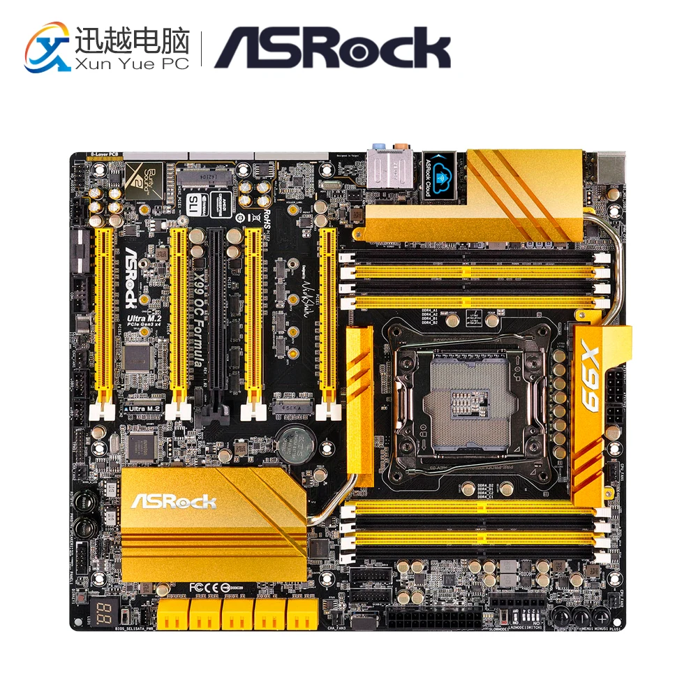 

Asrock X99 OC Formula Desktop Motherboard X99 LGA 2011-V3 DDR4 SATA3 USB3.0 E-ATX