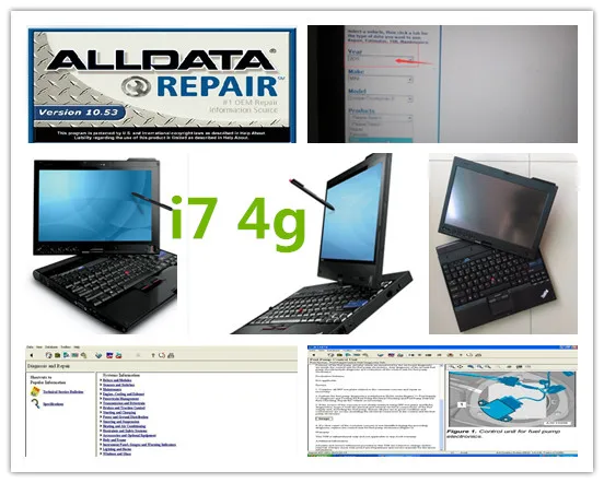 

alldata and mitchell software auto repair software all data 10.53 with 1tb hdd installed in laptop x201t ( i7 4g) ready to use