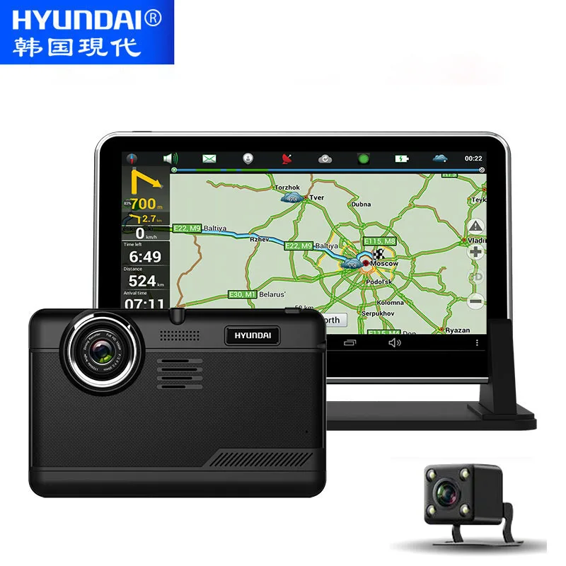 imágenes para HYUNDAI Android 4.4 GPS Navigator 7 Pulgadas IPS Pantalla Coche Grabadora DVR Dashcam Dvr Bluetooth WIFI Cámara de Vista Trasera Del Coche Libera El Mapa imágenes para HYUNDAI Android 4.4 GPS Navigator 7 Pulgadas IPS Pantalla Coche Grabadora DVR Dashcam Dvr Bluetooth WIFI Cámara de Vista Trasera Del Coche Libera El Mapa
