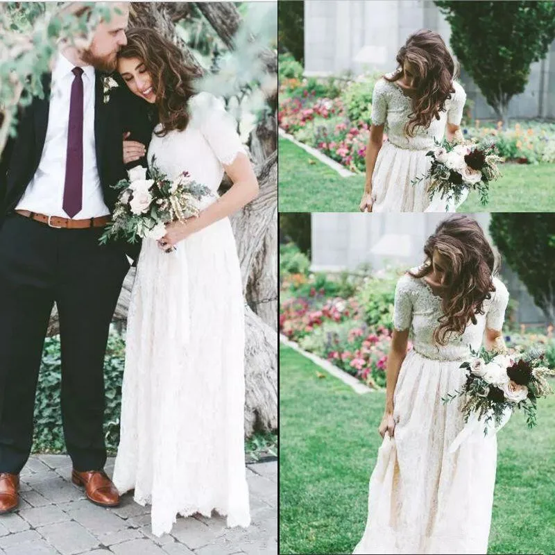 short-sleeves-modest-wedding-dresses-2018_