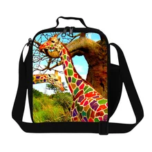 Dispalang милые Жирафы животных термальный ланч-мешок для детей изолированный Ланч-бокс контейнер для еды изоляционный пакет для еды сумка для пикника