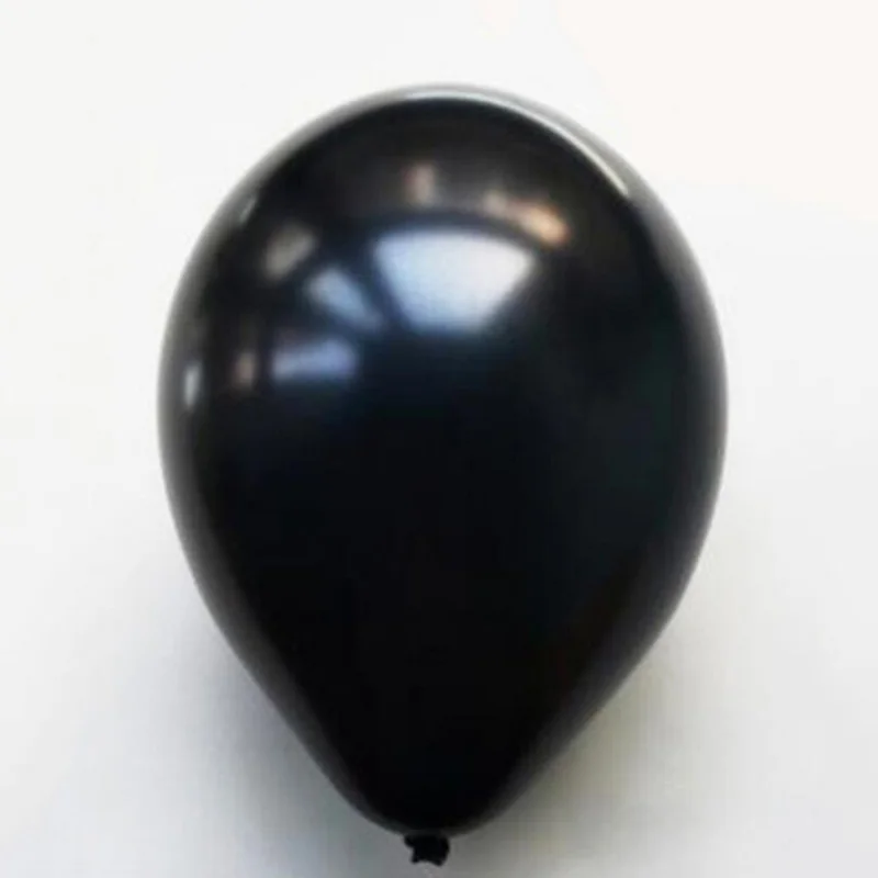 black latex balloons