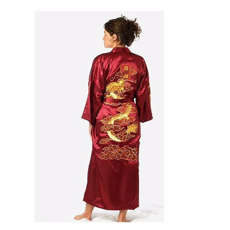 SIORO Raso Kimono Accappatoio Pigiama Pyjamas Donna Vestaglia da Notte Kimono Sleepwear XS-XXL 