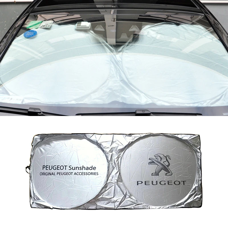 

Car Windshield Sunshade for Dongfeng Peugeot 206 207 208 307 308 407 3008 Window Sun Shield UV Screening Cover Auto Accessories