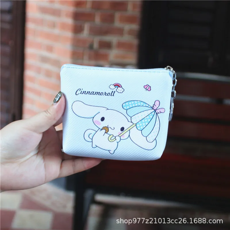 IVYYE, 1 шт., Cinnamoroll, собачий аниме, плюшевый Кошелек для монет, Мультяшные мягкие сумки для мелочи, кошелек для денег, карт, ключей, хранения, подарок