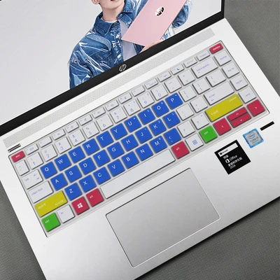 Для hp Probook 440 G5 66 245 246 G6 840 820 G3 450 G4 EliteBook 1040 G3 14 дюймов Чехол для клавиатуры ноутбука протектор Кожаный силикон - Цвет: Color 1