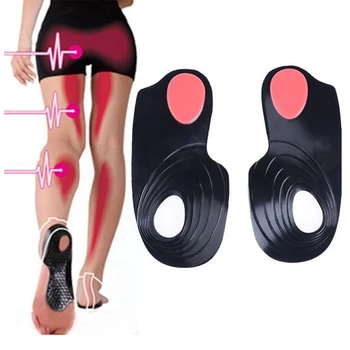 

Silicone 3/4 length X/O-Legs Orthopedic Insoles Flat Foot Orthotics Arch Support Massaging Shoe Insole Gel Pad