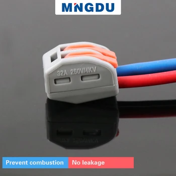 

20PCS quick splice electrical wiring terminal wires connectors cable wire cable joint terminator set electric terminals