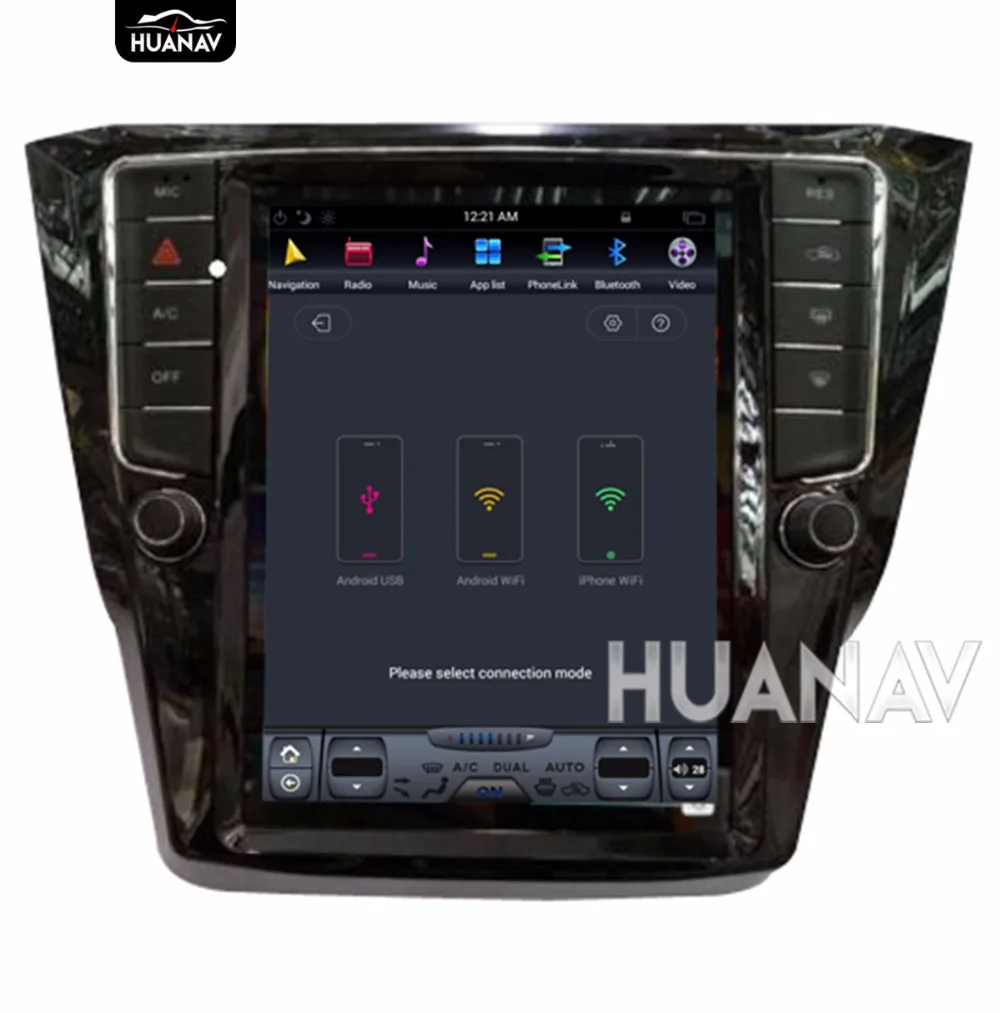 Excellent The new Tesla style Car No DVD player GPS navigation radio Stereo For VW Volkswagen Passat 2015 2016 2017 multimedia ISP 1