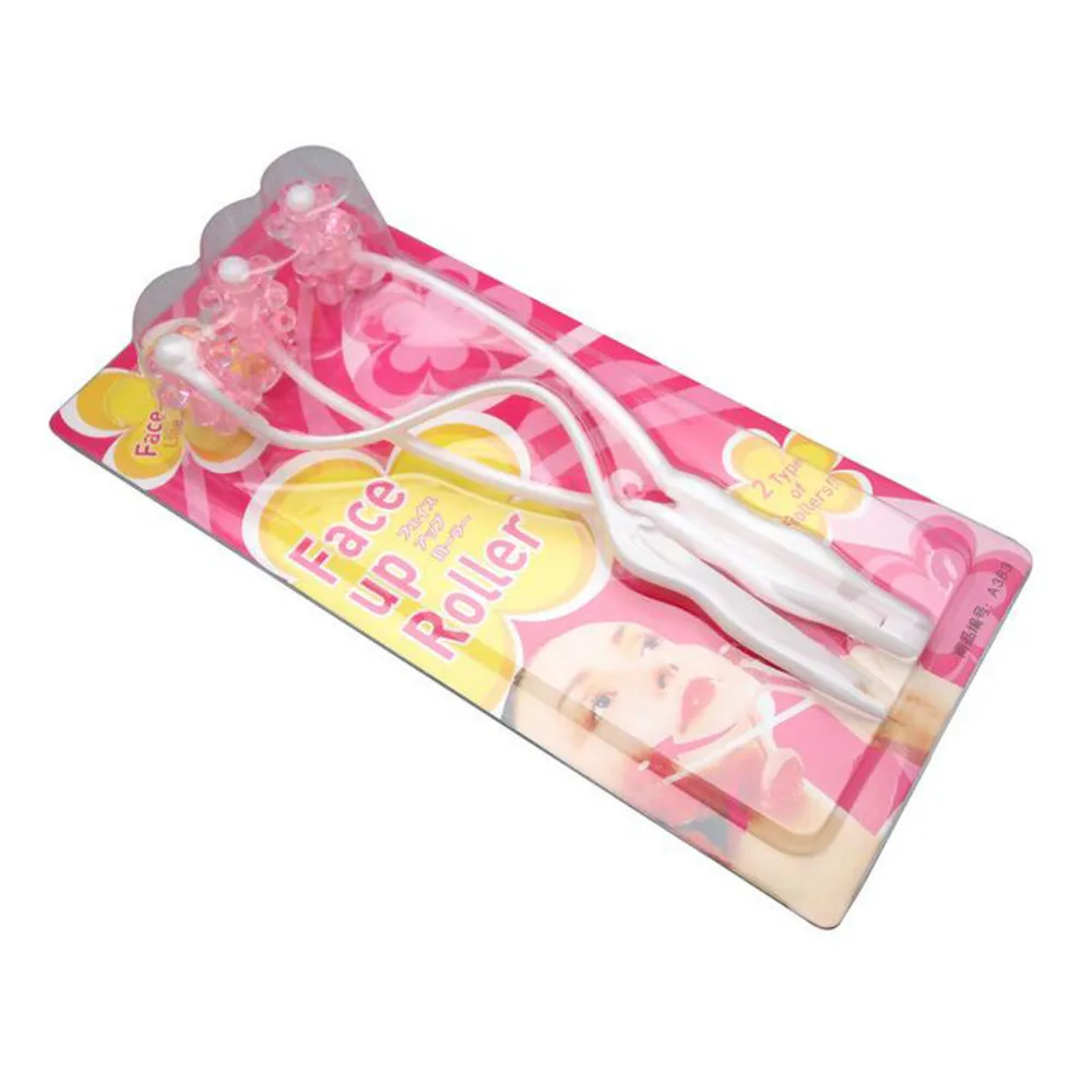 1piece Face-lifting Massager Roller 2 in 1 Anti Wrinkle Slimming Face Shaper Relaxation Skin Care Beauty Tool Facial Massage