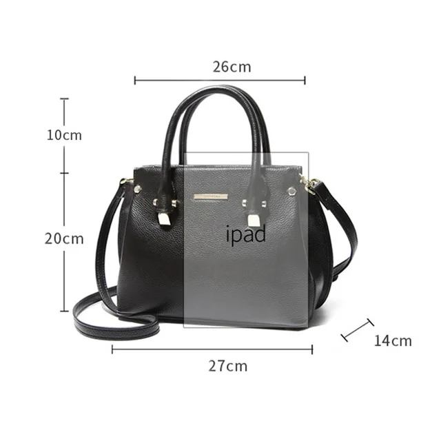 JIANXIU Brand Genuine Leather Bag Women Messenger Bags Female Handbags Lychee Texture Cowhide Shoulder Crossbody Bag 2018 Tote 3