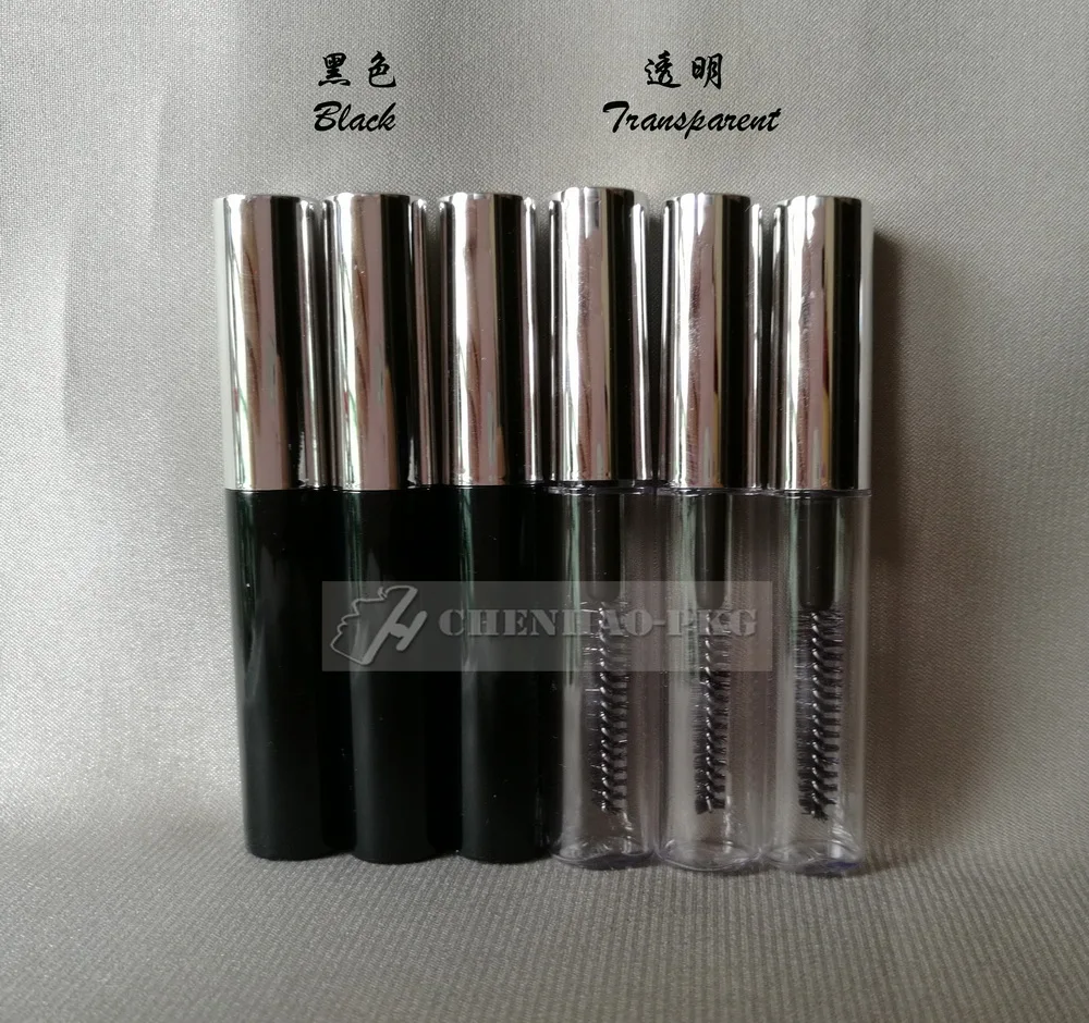 Small lot 10pcs/lot 3ml black round mascara bottle, mascara tube