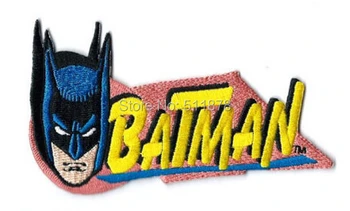 

4.5" SUPER HERO BATMAN HEAD BAT MAN DC COMICS Logo Crest Badge TV movie fancy Embroidered sew on iron on patch applique dropship