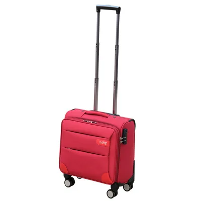 14/16/18/20 дюймов чемодан для путешествий, универсальные колеса Оксфорд тележка чехол, Портативный чемодан, сумка для путешествий высокого качества костюм чехол, Бизнес чемодан сумка - Цвет: red
