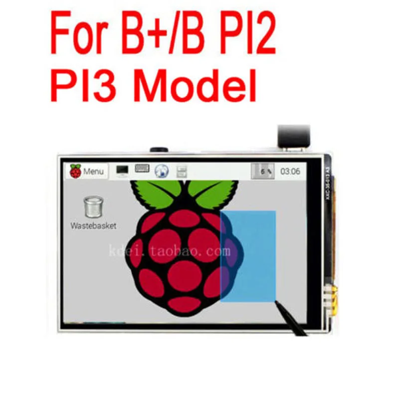 DYKB Raspberry Pi 3,5 дюймов TFT lcd сенсорный экран модуль SPI RGB дисплей модуль для PI PI3 PI2/B+ B A zero