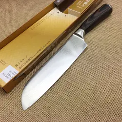 7 дюйм(ов) шеф-повар Ножи santoku Ножи для шашлыков, 7Cr17 лезвие Цвет деревянной ручкой Охота фиксированной Кухня Ножи