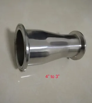 

SS304 Material 4'' to 3'' Stainless Steel Sanitary Tri-Clamp Type Concentric Reducer Pipe Fittings