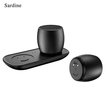 

Sardine TWS Bluetooth Speakers TWS System column Portable mini Metal Speaker 3D Stereo Computer Subwoofer Loudspeaker MP3 Player
