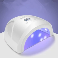 ВС 1X36 Вт УФ-лампы для ногтей автоопределение УФ светодиодный светильник 12 Светодиодный s ногтей сушилка для всех гели для ногтей маникюр Книги по искусству с ЖК-дисплей Дисплей