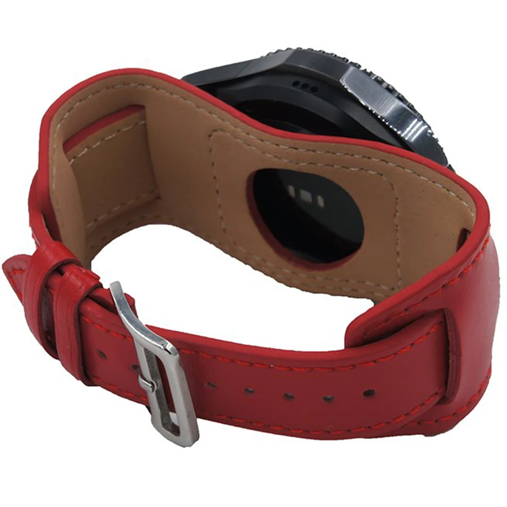 22 мм ремешок для часов из натуральной кожи для samsung gear S3 Frontier/S3 классический ремешок-манжета быстросъемный браслет+ инструмент