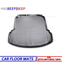 Для Volkswagen Jetta 2011- |-коврик для багажника сетка для предметов коврик лоток пол ковер сетка для предметов задний коврик багаж Автомобиль Стайлинг