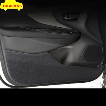 

4pcs For Nissan Murano 2015-2018 leather Side Edge Protection Anti-kick Door Pad Car Styling Accessories