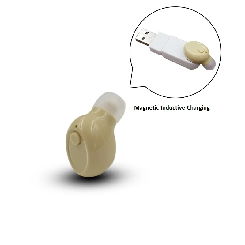 

Mini Wireless Bluetooth Earphone Headset with Microphone Wireless Charging Micro Earbud for iPhone 6S Plus with Storage Case Bag