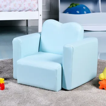 

Giantex Multi-functional Kids Armchair Sofa Table Chair Set Gift Living Room Boys Girls HW58619BL