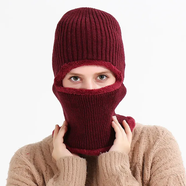 [AETRENDS] 2017 New Winter Beanies Knitted Balaclava Mask Cap Thicken ...