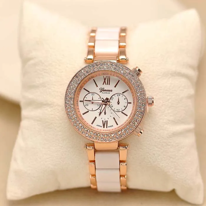 Dw модные полностью стальные часы-браслет женские часы Стразы Часы saat relogio feminino montre femme