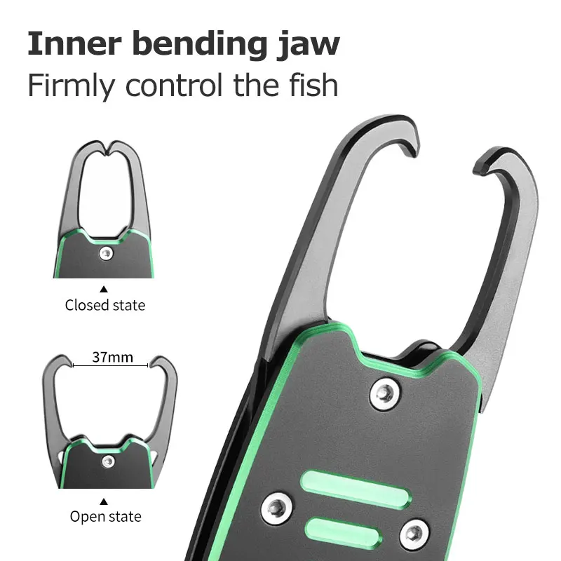 Online LINNHUE nuevo alicates de pesca de aleación de aluminio conjunto de agarre de anillo dividido cortadores de línea gancho de recuperación aparejos de pesca de alta calidad herramienta de pesca