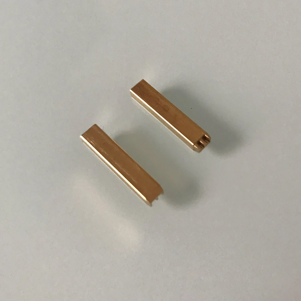 Латунь 2*4*15 мм буквы для печатной машины (A Z 2 шт. 0 9 4 символы 8 Т образная)|Детали