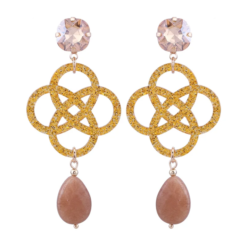 Drop earrings for woman fashion Jewelry Oorbellen (7)