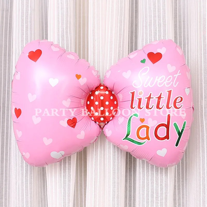 Foil Balloon Baby Shower Bow or Bowtie