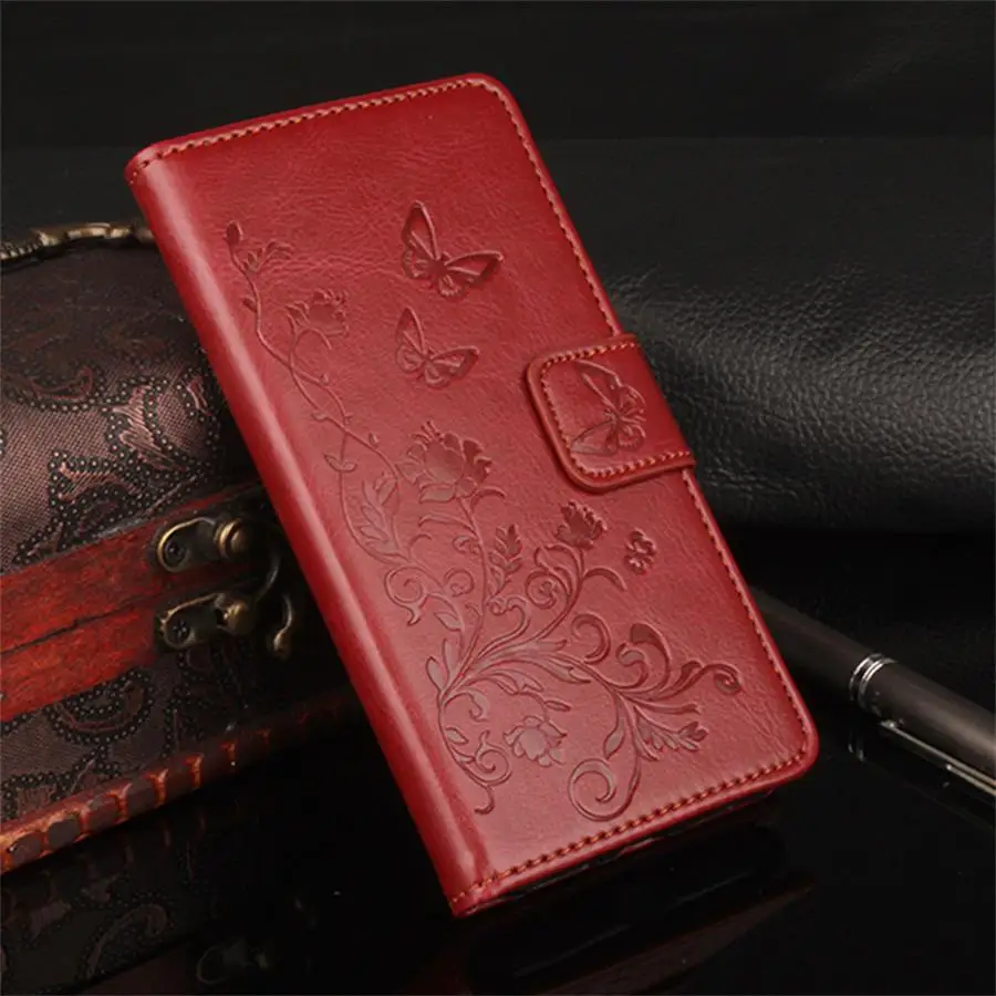 

HongBaiwei for Capa Fundas for Xiaomi Mi4C Mi4i card holder cover case for Xiaomi Mi4c Pu leather phone case wallet flip cover