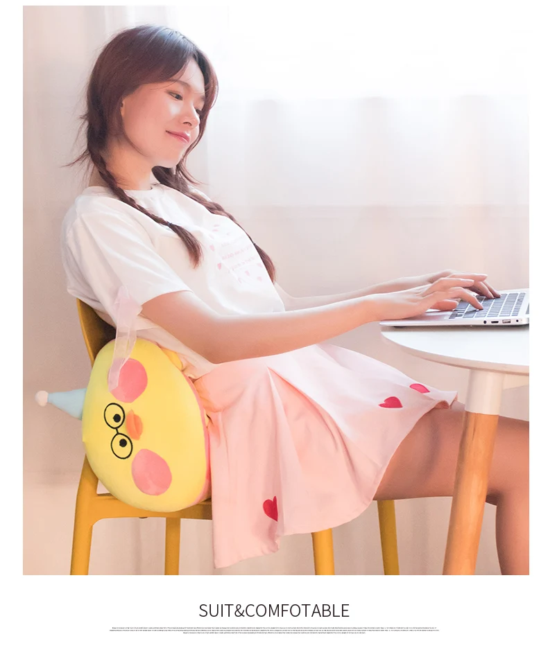 Travesseiro com Cobertor Bonito dos Desenhos Assento de Carro 2 em 1 Pelúcia Flanela Animados Leão Pouco Amarelo Pato Almofada Sofá Cobertor Brinquedo Novo 1 Pçs 10 Cheap Almofadas de pelúcia