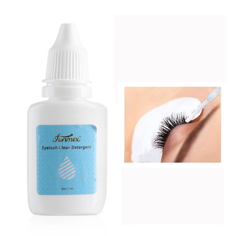 

10ml Eyelash Cleaner Primer False Eyelash Extension Clean Liquid Eye Lashes Before Planting Eyelash Grafting Cleanser