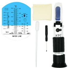 Handheld Optical 4 in 1 Car Adblue Urea Concentration Refractometer Battery Fluid Ethylene Propylene Glycol Testing with ATC 48%