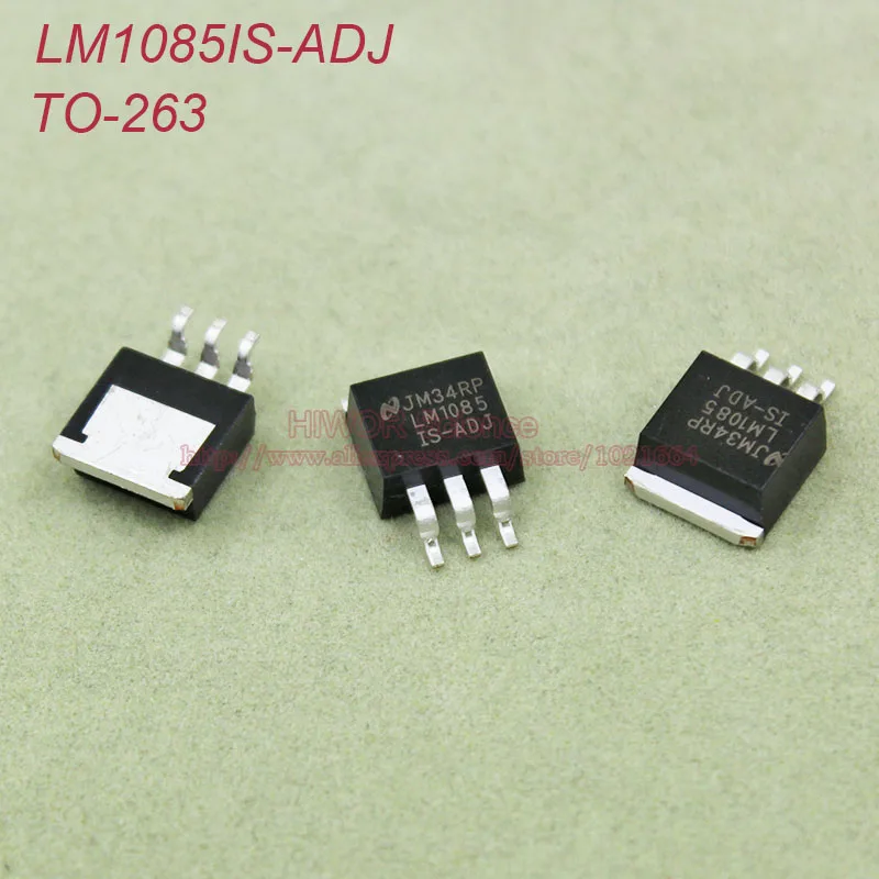 10 шт./лот новый оригинальный LM1085IS-ADJ LM1085 3A низкая выпадение Положительный Регулируемый регуляторы напряжения TO-263 пакетов